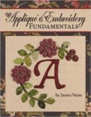 Cover for Appliqu Embroidery Fundamentals
