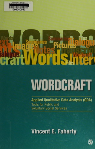Cover for Wordcraft, applied qualitative data analysis (QDA)