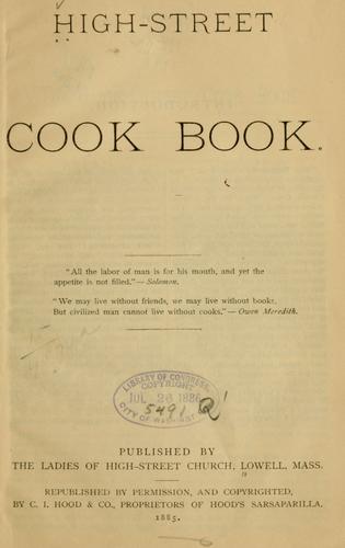 Cover for High-Street cook book