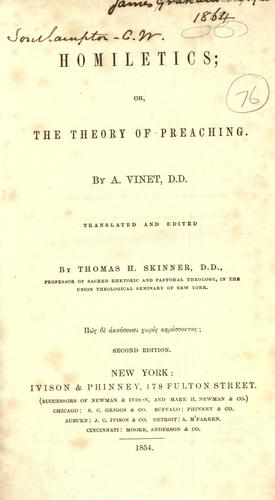 Cover for Homiletics
