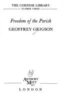 Cover for Freedom of the Parish