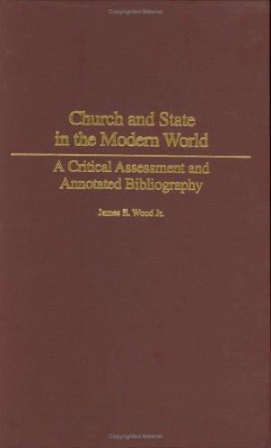 Cover for Church and State in the Modern World