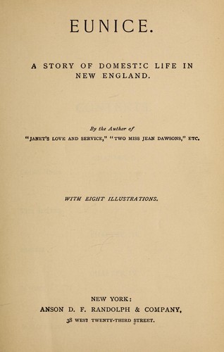 Cover for Eunice