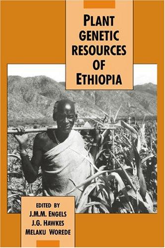 Cover for Plant genetic resources of Ethiopia