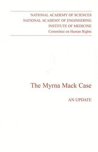Cover for The Myrna Mack Case