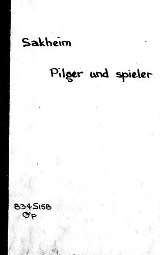 Cover for Pilger und Spieler