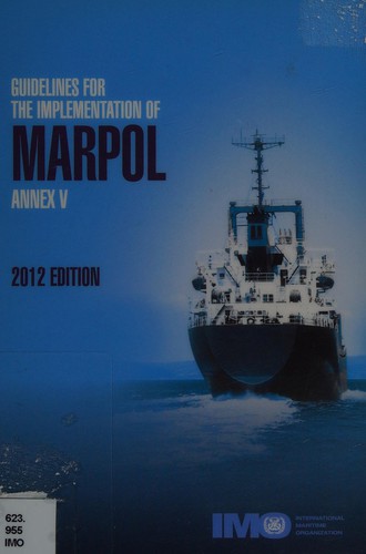 Cover for Guidelines for the implementation of MARPOL