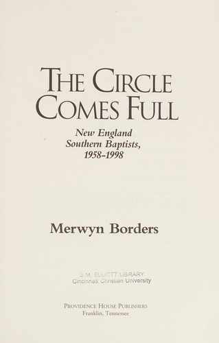Cover for The circle comes full