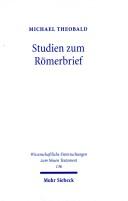 Cover for Studien Zum Romerbrief (Wissenschaftliche Untersuchungen Zum Neuen Testament)