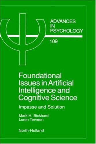 Cover for Foundational issues in artificial intelligence and cognitive science