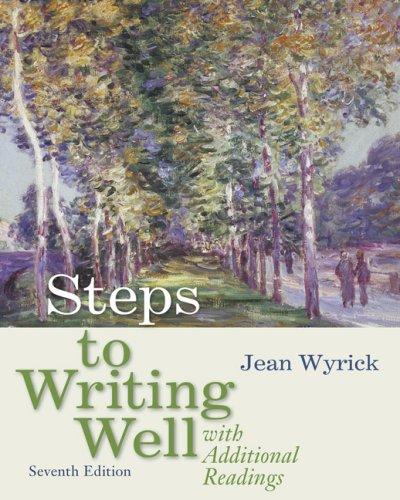 Cover for Steps to Writing Well with Additional Readings