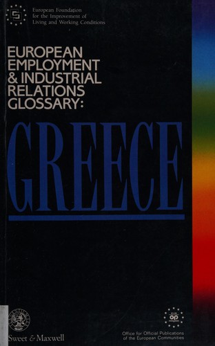 Cover for European employment and industrial relations glossary.