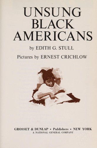 Cover for Unsung Black Americans