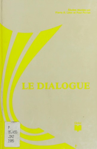 Cover for Le Dialogue