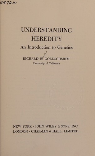 Cover for Understanding Heredity