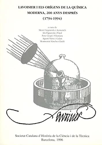 Cover for Lavoisier i els origens de la química moderna, 200 anys després