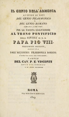Cover for Il Genio dell' Armonia