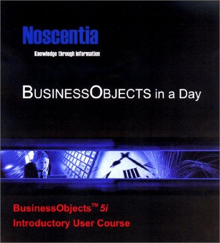 Cover for BusinessObjects in a Day