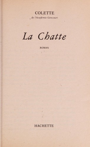Cover for La Chatte
