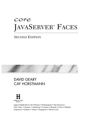 Cover for Core JavaServer faces