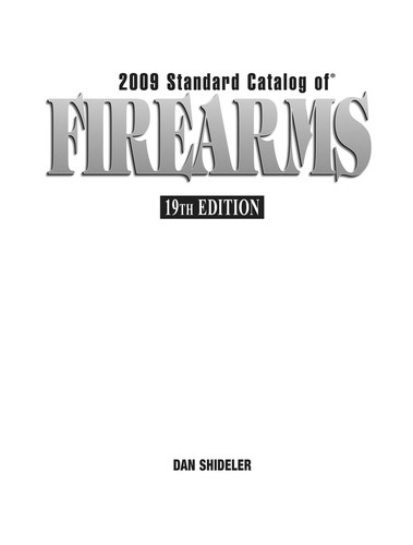 Cover for 2009 standard catalog of firearms