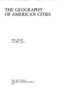 Cover for The geography of American cities