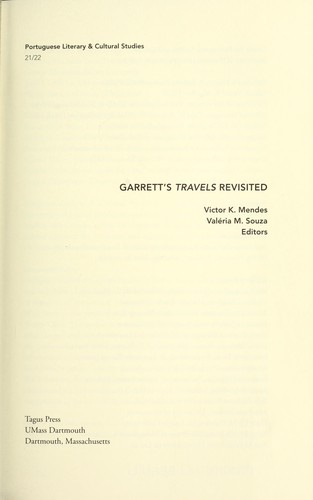 Cover for Garrett's Travels revisited