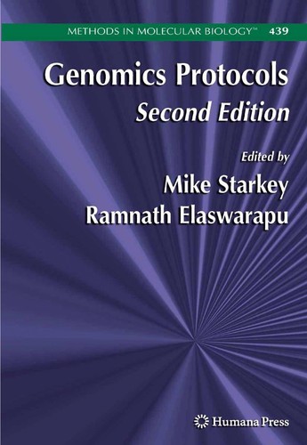 Cover for Genomics protocols