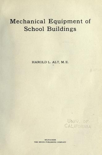 Cover for Mechanical equipment of school buildings