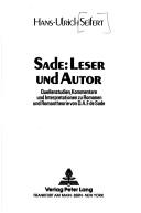 Cover for Sade