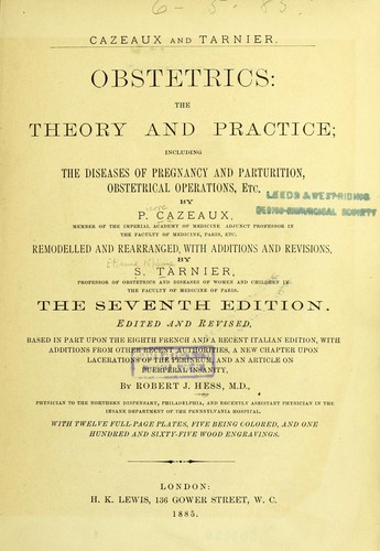 Cover for Obstetrics