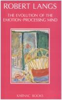 Cover for The evolution of the emotion-processing mind