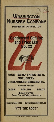 Cover for Condensed catalog and price list