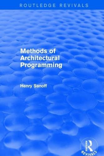Cover for Methods of Architectural Programming