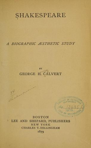 Cover for Shakespeare