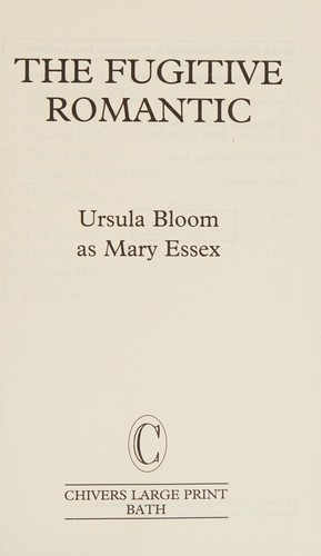 Cover for The Fugitive Romantic