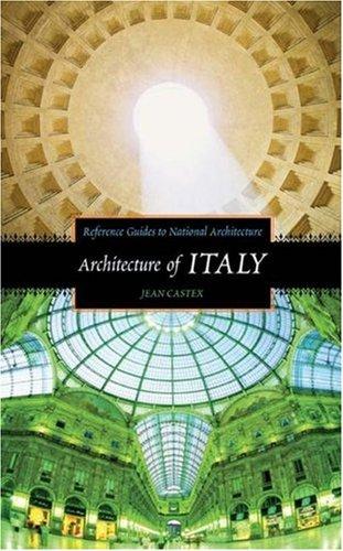Cover for Architecture of Italy (Reference Guides to National Architecture)