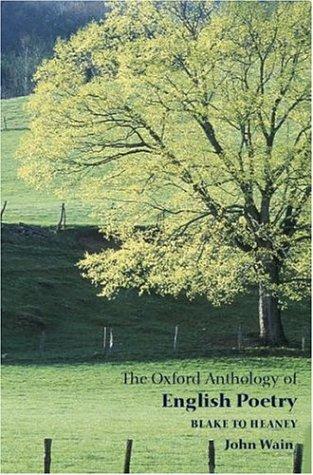 Cover for The Oxford Anthology of English Poetry: Volume II