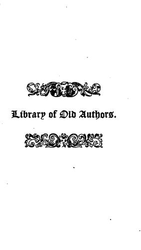 Cover for The dramatic works of John Lilly, (the euphuist.)