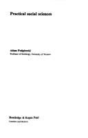 Cover for Practical social sciences