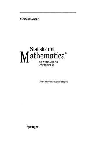 Cover for Statistik mit Mathematica®