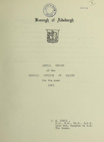 Cover for [Report 1963]