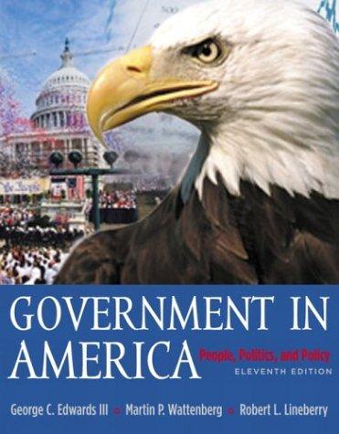 Cover for Government in America