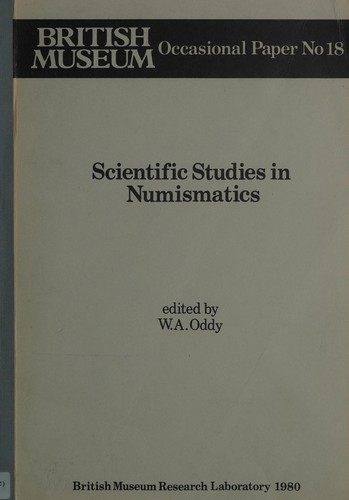 Cover for Scientific studies in numismatics