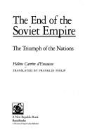 Cover for The end of the Soviet empire