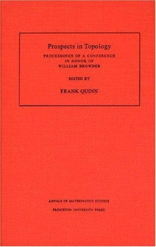 Cover for Prospects in Topology