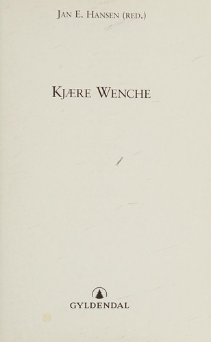 Cover for Kjære Wenche