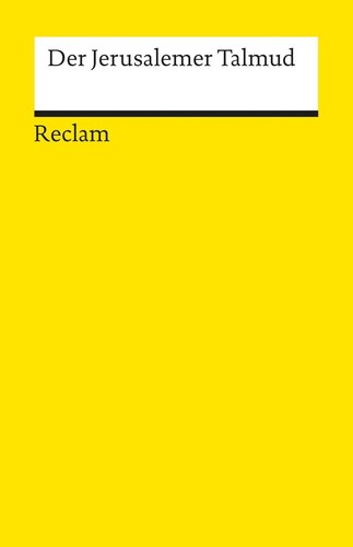 Cover for Der Jerusalemer Talmud
