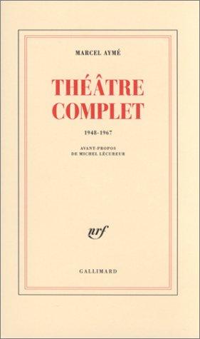 Cover for Théâtre complet, 1948-1967