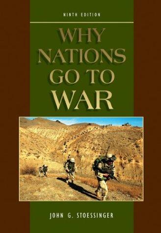 Cover for Why Nations Go to War (Paperbound)